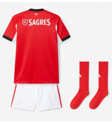 Benfica Hjemmebanetrøje Børn 2025-26 Kortærmet (+ Korte bukser)